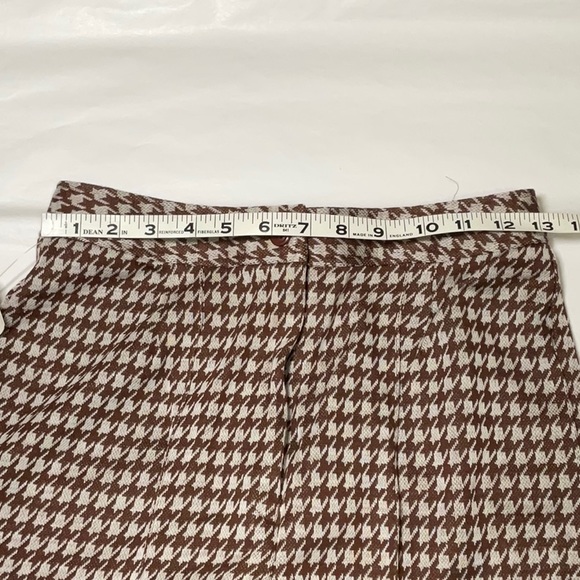 Vintage Sears Perma-Prest Pants 60’s-70’s NWT brown cream size 12 - Picture 6 of 8